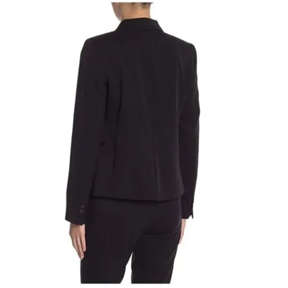 NWT J. Crew Black Label Black Blazer Small Lined Preppy 2 Button Jacket Suit - Picture 2 of 12